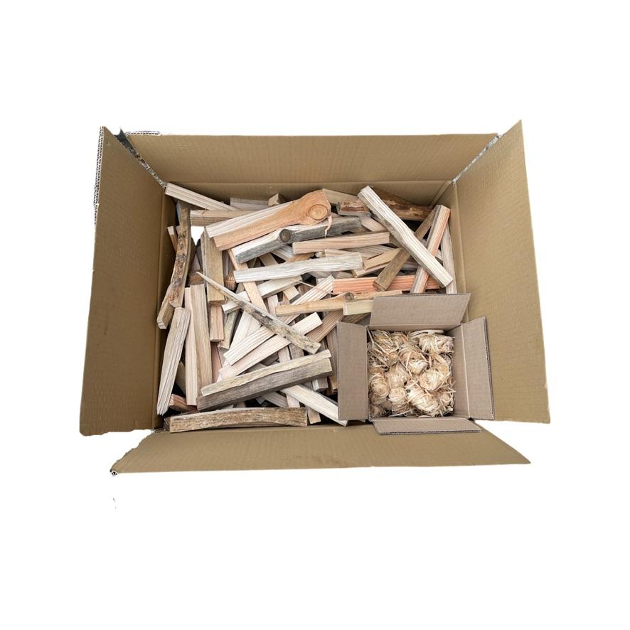 Carton Allume feu 80L